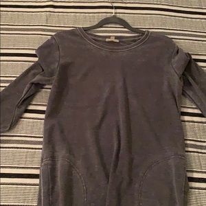 Stonewashed t-shirt casual dress